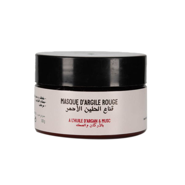 Red Clay Mask with Argan Oil and Musk